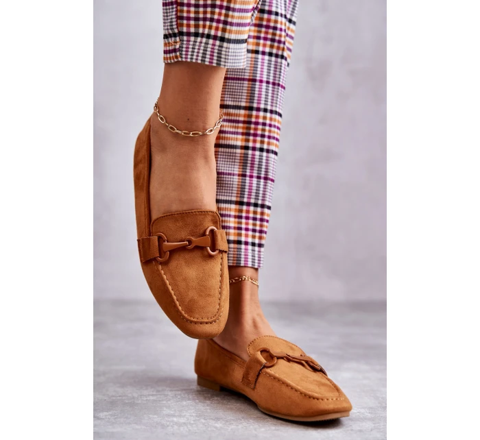 Semišové mokasíny se zdobením velbloudí model 21596166 - Boto