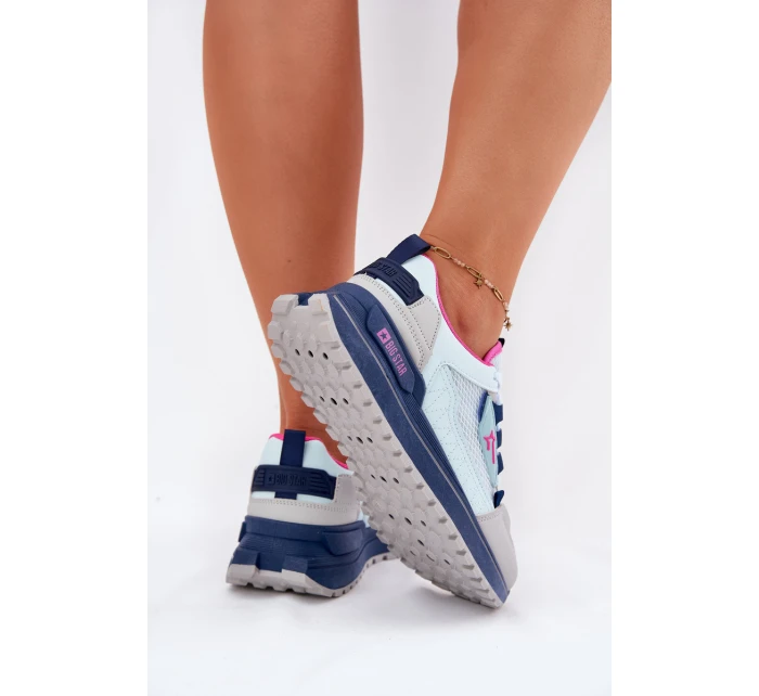Dámské Sportovní Boty Na Platformě Big Star model 21694363 HIPOLY SYSTEM Modré - Big Star Shoes Dámské Sportovní Boty Na Platformě Big Star model 21694363 HIPOLY SYSTEM Modré - Big Star Shoes