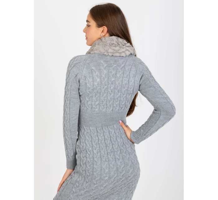 Tunelová šála AT KM S 8253.18 šedá Tunelová šála AT KM S 8253.18 šedá