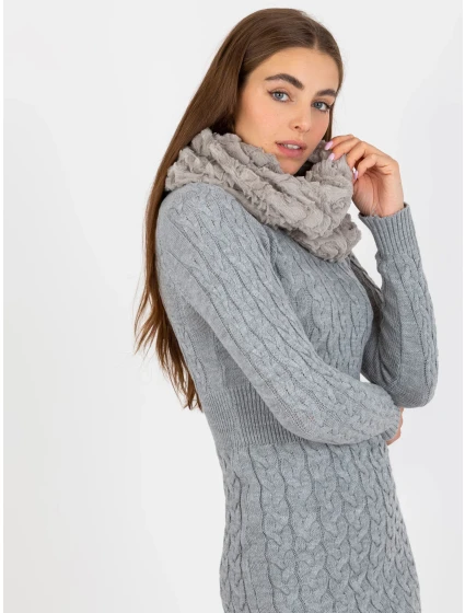 Tunelová šála AT KM S 8253.18 šedá Tunelová šála AT KM S 8253.18 šedá