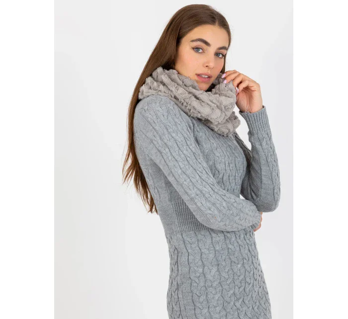 Tunelová šála AT KM S 8253.18 šedá Tunelová šála AT KM S 8253.18 šedá