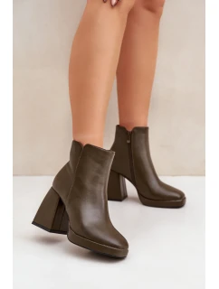 Boty na podpatku model 204677 Step in style