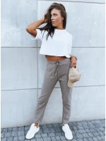 Dámské tmavě béžové tepláky Dstreet model 21970901 - FashionStreet