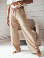 Dámské široké kalhoty THAMI camel FashionStreet UY1849