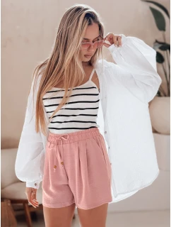 Dámské látkové šortky SUMMER TRIP růžové FashionStreet SY0437