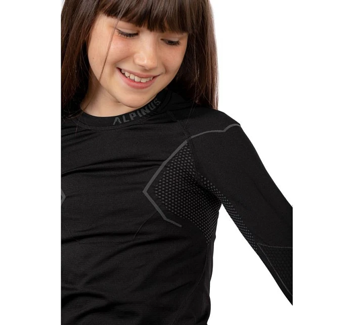 Dětská termo souprava Active GT43204 černo-šedá - Alpinus