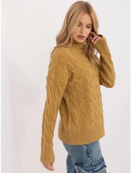 Sweter AT SW model 20463648 oliwkowy - FPrice