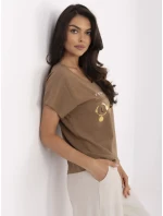 T shirt CLM TS model 21116719 jasny brązowy - FPrice