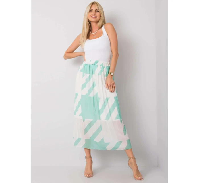 Sukně DHJ SD 13325.73P bílá zelená Sukně DHJ SD 13325.73P bílá zelená