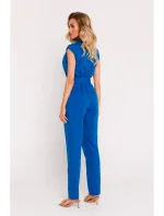 M780 Kombinéza s asymetrickým vzorem - modrá