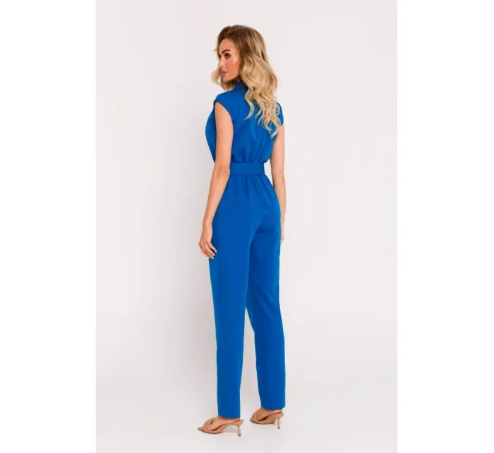 M780 Kombinéza s asymetrickým vzorem - modrá