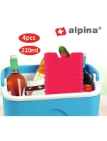 VLOŽKA DO CHLADNIČKY 4X220ML ČERVENÁ