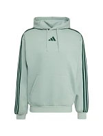 Bluza męska adidas Essentials 3-Stripes Fleece Hoodie jasnozielona KY4172 pánské