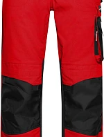 Daiber JN 832 (42-60) Pracovní kalhoty - Strong 02.832M red/black