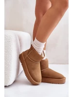 Dámské Semišové Sněhule Na Platformě Nad Kotníky Camel Rianaella Dámské Semišové Sněhule Na Platformě Nad Kotníky Camel Rianaella