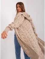 Cardigan BA SW 8026.93P tmavě lila