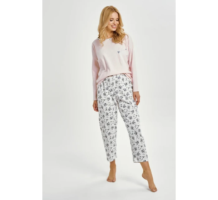 3450 DÁMSKÉ DLOUHÉ PYŽAMO ELLA S-XL