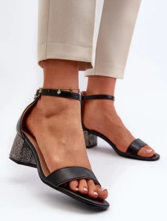 Sandály na podpatku  model 195742 Step in style