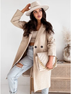 Dámský světle béžový kabát HARVEST FashionStreet TY3883