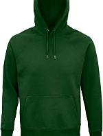 SOL'S Stellar Unisex raglánová mikina s kapucí z bio bavlny 25.3568 bottle green