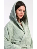 Dámský župan dlouhý s kapucí model 21240447 - Vienetta
