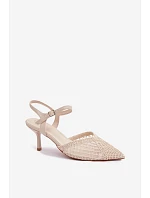 Sandály na podpatku  model 226509 Step in style