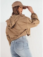Dámská přechodná bunda s kapucí béžová Dstreet model 21974228 - FashionStreet Dámská přechodná bunda s kapucí béžová Dstreet model 21974228 - FashionStreet