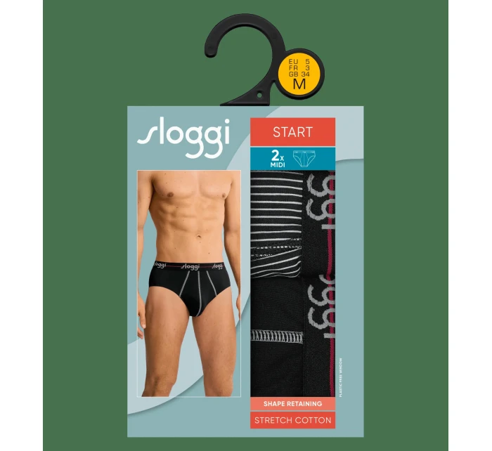 sloggi men Start Midi C2P box - RED - SLOGGI RED - SLOGGI