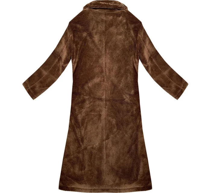 Dámský kabát typu beránek ve velbloudí barvě J Style (11Z8157) Dámský kabát typu beránek ve velbloudí barvě J Style (11Z8157)