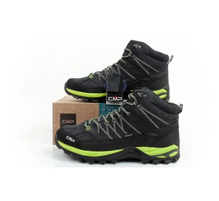 CMP Rigel pánské trekové boty odolné nepromokavé šedé