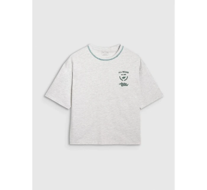Dámské tričko oversize s potiskem 4F 4FRSS25TTSHF2979-26M