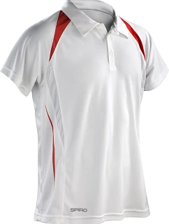 Spiro S 177M Pánské týmové piqué polo 29.177M white/red