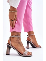 sandály na podpatku model 21609866 - S.Barski sandály na podpatku model 21609866 - S.Barski