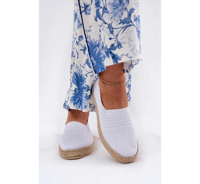Dámské Espadrilky S Pletením model 21691966 Bílé - VINCEZA