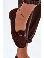 Dámské mokasiny Ploché Čokoládové Olisa