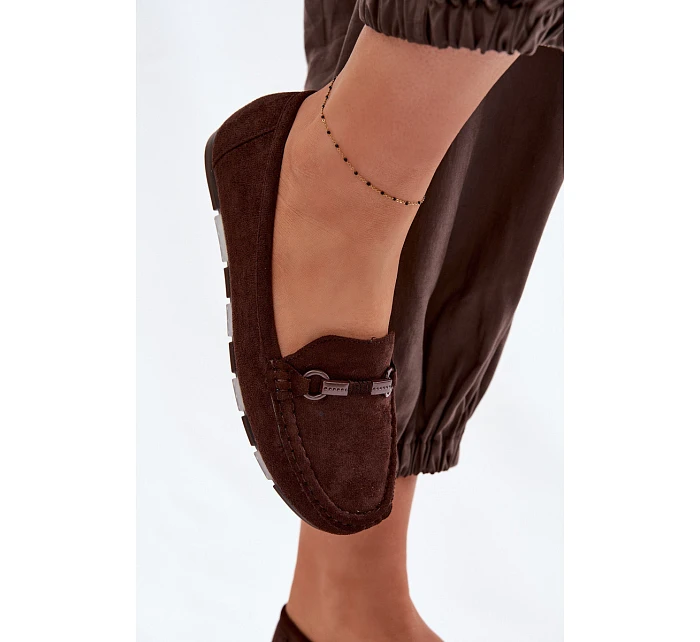 Dámské mokasiny Ploché Čokoládové Olisa