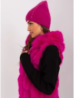 Czapka AT CZ model 21468359 fuksjowy - FPrice Czapka AT CZ model 21468359 fuksjowy - FPrice