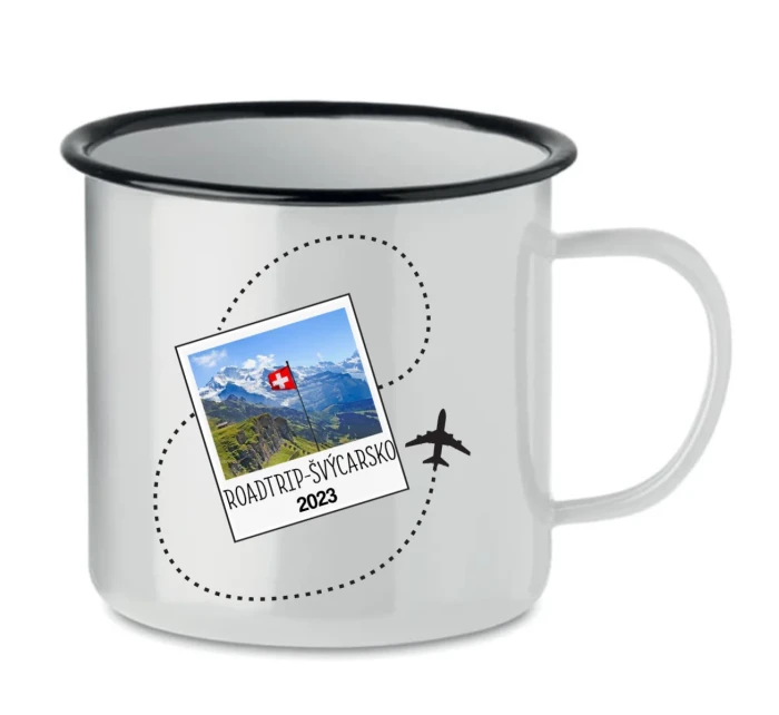 Vlastní text na cestovatelský plecháček