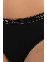 Dámské brazilské kalhotky 2 pack 163337 1A223 - 00020 - Černá - Emporio Armani