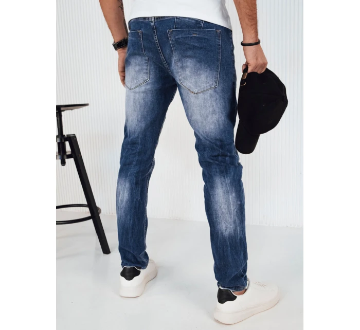 Pánské modré džínové kalhoty FashionStreet UX4143 Pánské modré džínové kalhoty FashionStreet UX4143