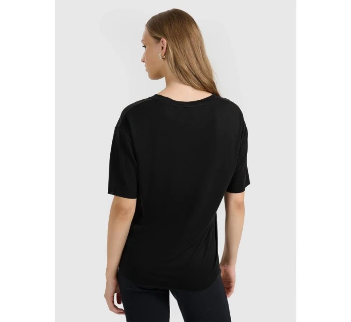 Dámské modalové tričko oversize 4F 4FRAW25TTSHF3283-21S