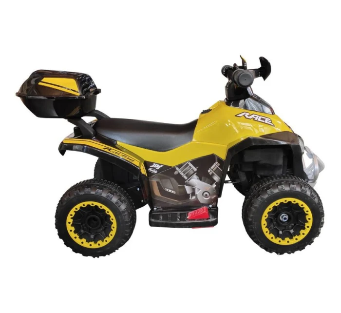 ČTYŘKOLOVÉ BATERIOVÉ AUTO MICRON ŽLUTÉ 1032764