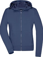 Daiber JN 1145 Dámská 2-vrstvá softshellová bunda s kapucí 02.1145 navy/navy