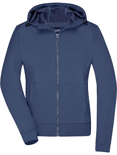 JN Dámská 2vrstvá softshellová bunda s kapucí 02. navy/navy model 22530559 - Daiber