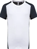 Kariban ProAct PA 4014 Pánské kontrastní sportovní tričko 20.4014 white/navy