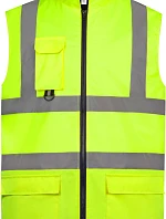 Yoko HV 005 Hi-Vis polstrovaná vesta 79.V005 hi vis yellow