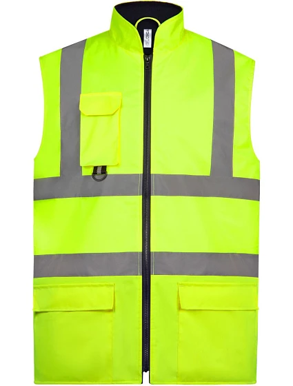 Yoko HV 005 Hi-Vis polstrovaná vesta 79.V005 hi vis yellow Yoko HV 005 Hi-Vis polstrovaná vesta 79.V005 hi vis yellow