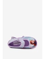 Dětské balerínky-papuče na suchý zip – světle modré Olivessa (Frozen Kraina Lodu) Dětské balerínky-papuče na suchý zip – světle modré Olivessa (Frozen Kraina Lodu)