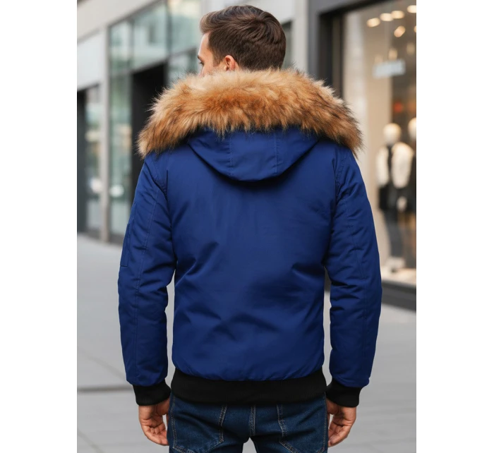 FashionStreet pánská tmavě modrá zimní bunda TX3943z FashionStreet pánská tmavě modrá zimní bunda TX3943z