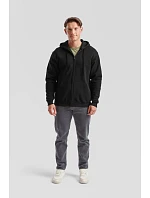Fruit of the Loom Classic Hooded Sweat Jacket Mikina s kapucí 16.2062 black Fruit of the Loom Classic Hooded Sweat Jacket Mikina s kapucí 16.2062 black